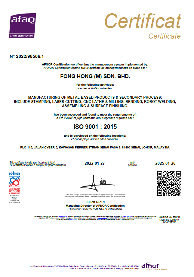 ISO 9001 - FHM